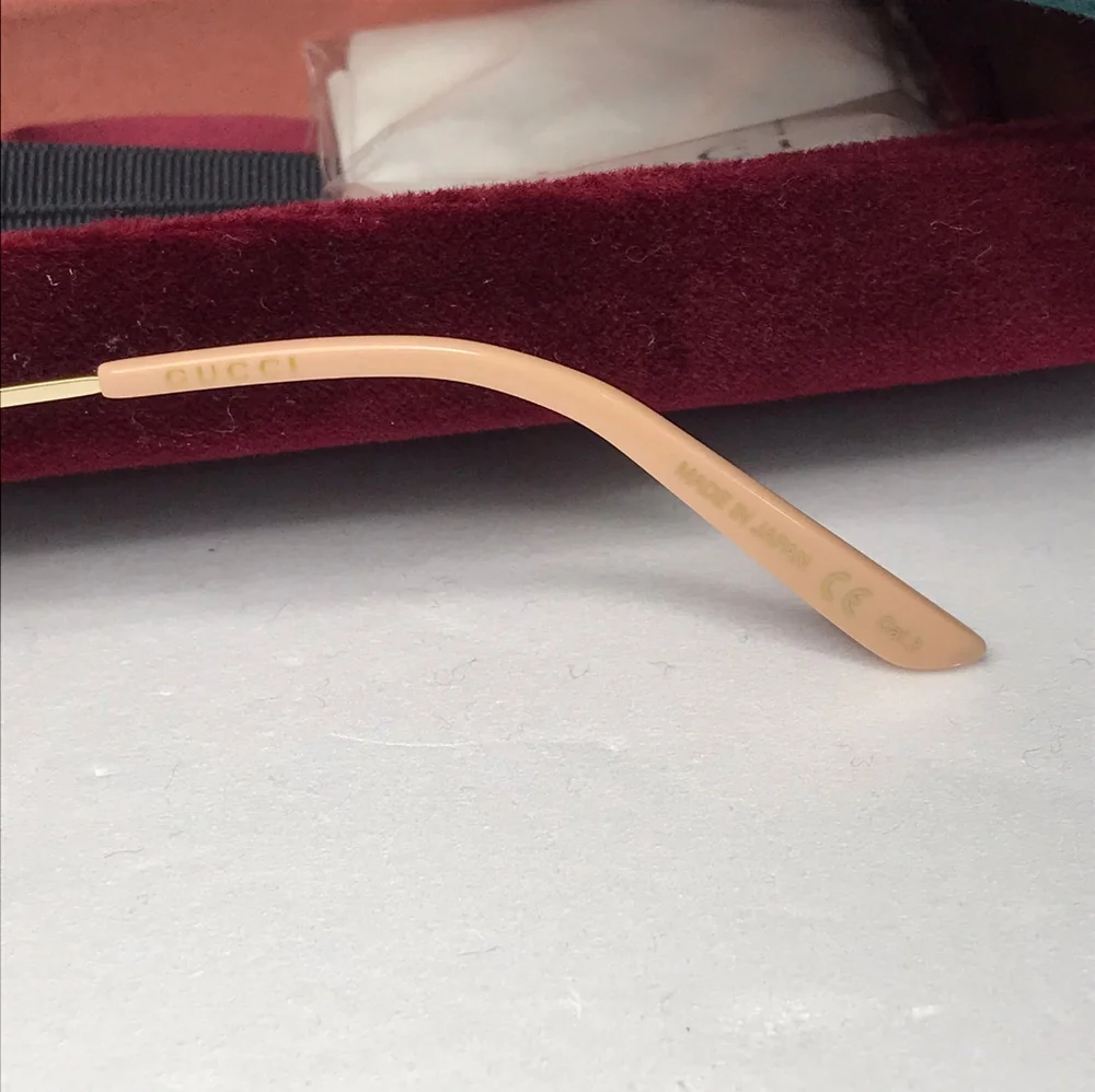 💯 Original GUCCI FLIPPING Rectangular Sunglasses / EYEGLASSES GG0363S 001